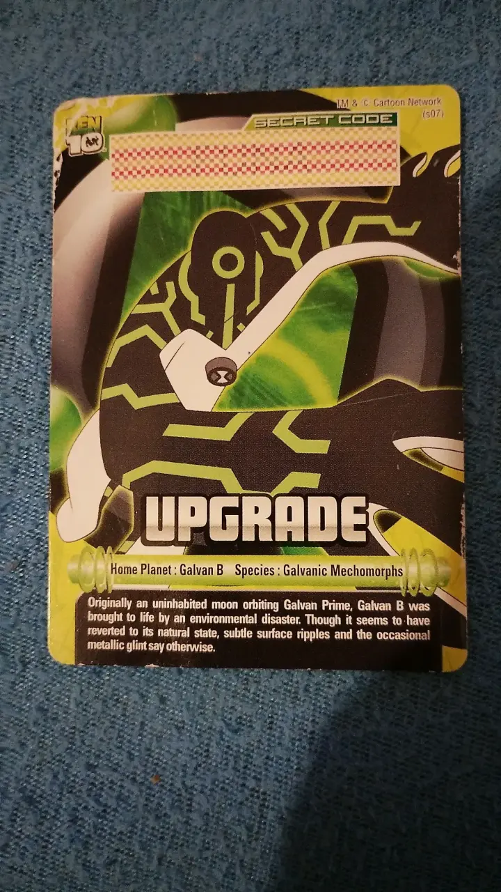 Tarjeta coleccionable Ben 10 Upgrade - 1