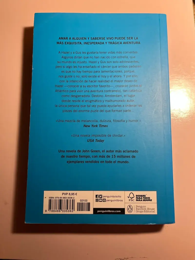 Libro 'Bajo la Misma Estrella' de John Green - 2
