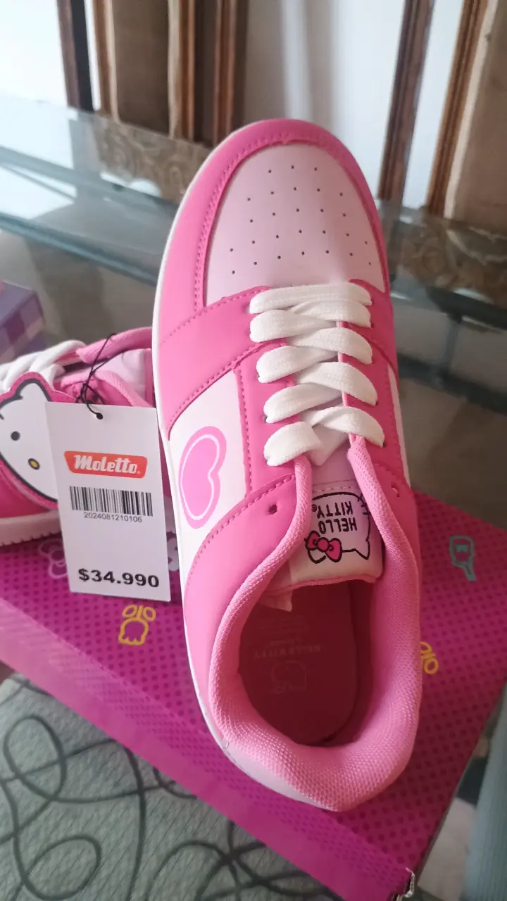 Zapatillas rosadas Hello Kitty para niñas - 2