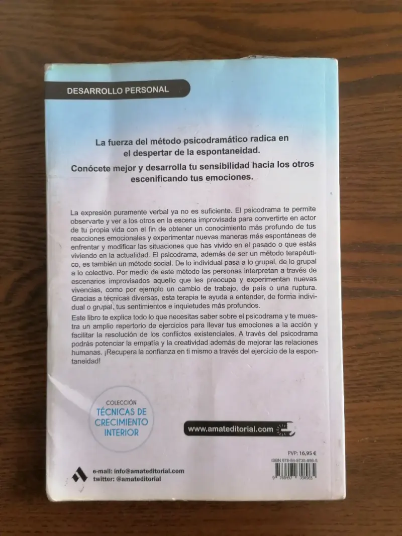 Libro Psicodrama de Carolina Becerril-Maillefert - 2