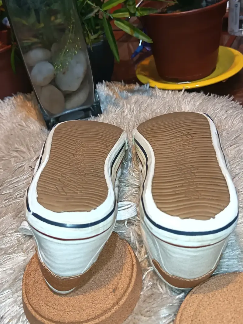 Zapatillas blancas Mustang True Denim casuales - 5