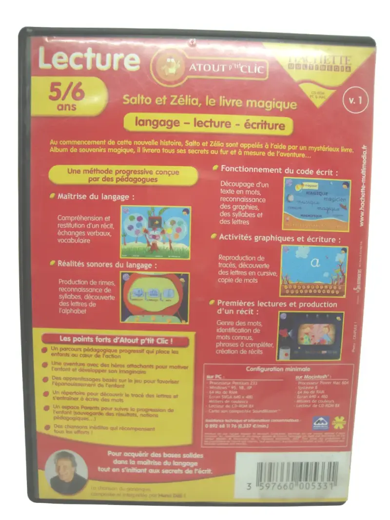 CD-ROM educativo Salto et Zélia para niños 5/6 años - 6