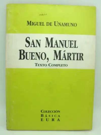 Libro San Manuel Bueno, Mártir de Miguel de Unamuno - miniatura 1