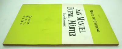 Libro San Manuel Bueno, Mártir de Miguel de Unamuno - miniatura 4