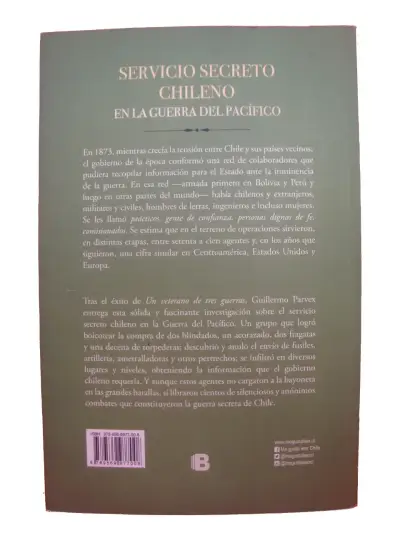 Libro Servicio Secreto Chileno de Guillermo Parvex - miniatura 2