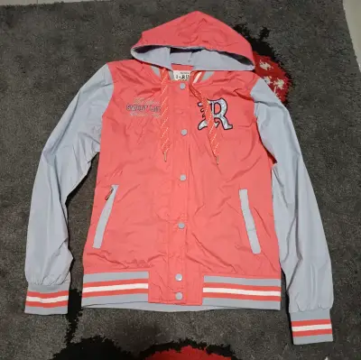 Chaqueta rosada con gris - miniatura 1