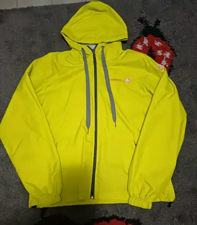 Cortaviento impermeable amarillo Merrell - miniatura 1
