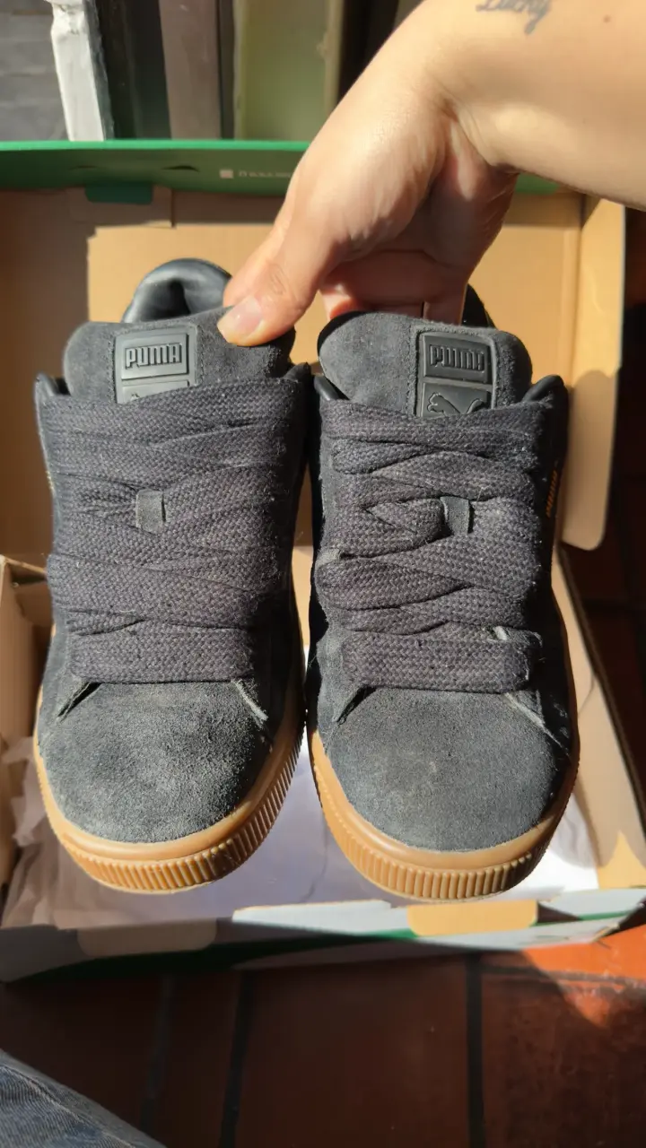 Zapatillas Puma Suede XL negras para mujer - 2