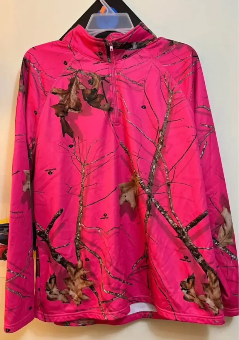 Polerón camuflado rosa Mossy Oak para mujer - 1