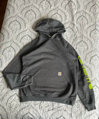 Polerón con capucha gris Carhartt - miniatura 2