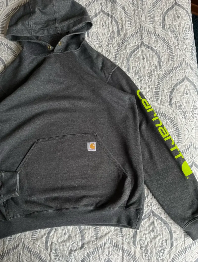 Polerón con capucha gris Carhartt - 3