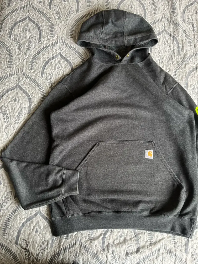Polerón con capucha gris Carhartt - 4