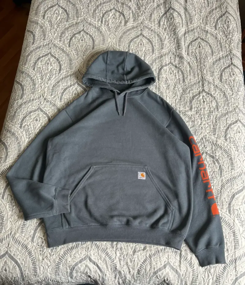 Polerón con capucha Carhartt gris oscuro - 1