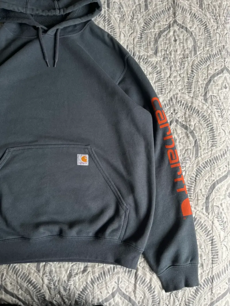 Polerón con capucha Carhartt gris oscuro - 4