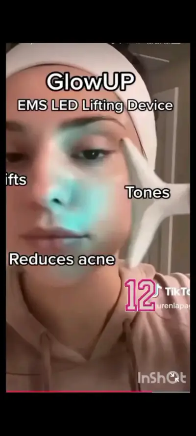Dispositivo EMS LED para Lifting Facial GlowUP - miniatura 3