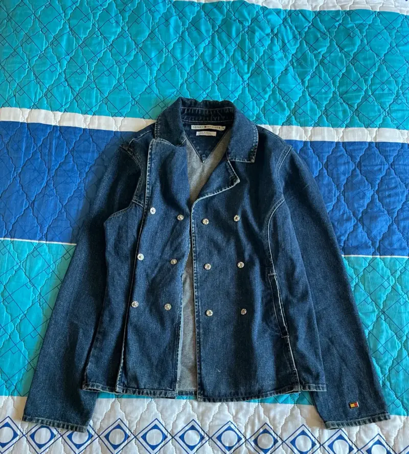 Chaqueta Tommy Hilfigde mezclilla azul para mujer - 2