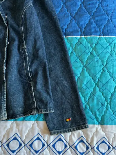 Chaqueta Tommy Hilfigde mezclilla azul para mujer - miniatura 5