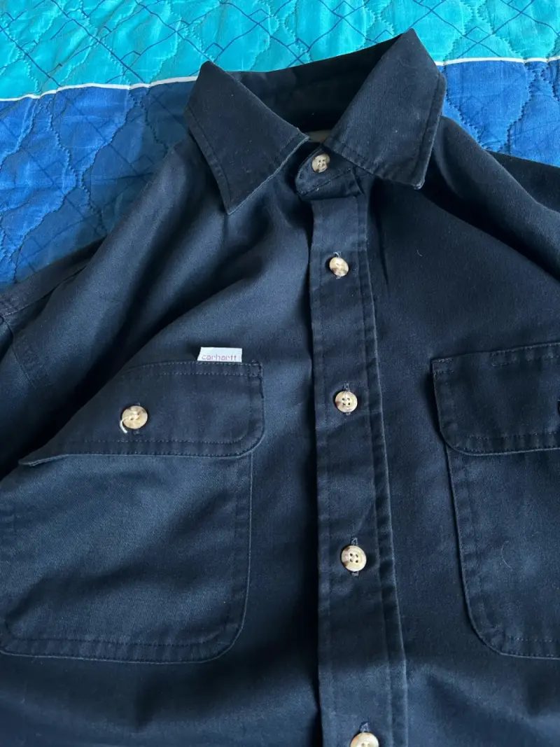 Camisa de trabajo azul marino Carhartt - 4