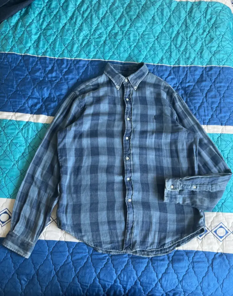 Camisa de Hombre a Cuadros Azul Polo Ralph Lauren - 1