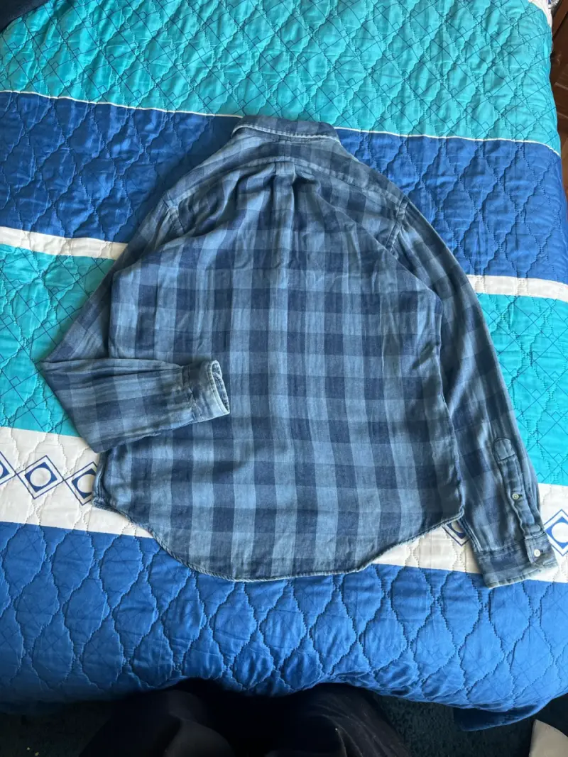Camisa de Hombre a Cuadros Azul Polo Ralph Lauren - 4