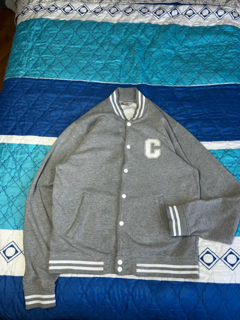 Chaqueta Carhartt varsity gris  Talla L Algodom - 2