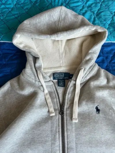 Polerón con capucha gris Polo Ralph Lauren - miniatura 3