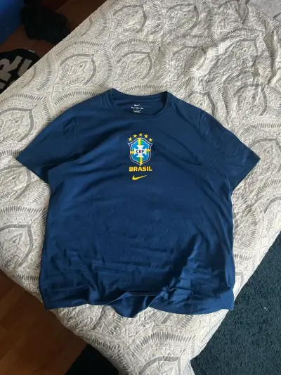 Polera Nike Brasil Azul para Hombre - miniatura 1