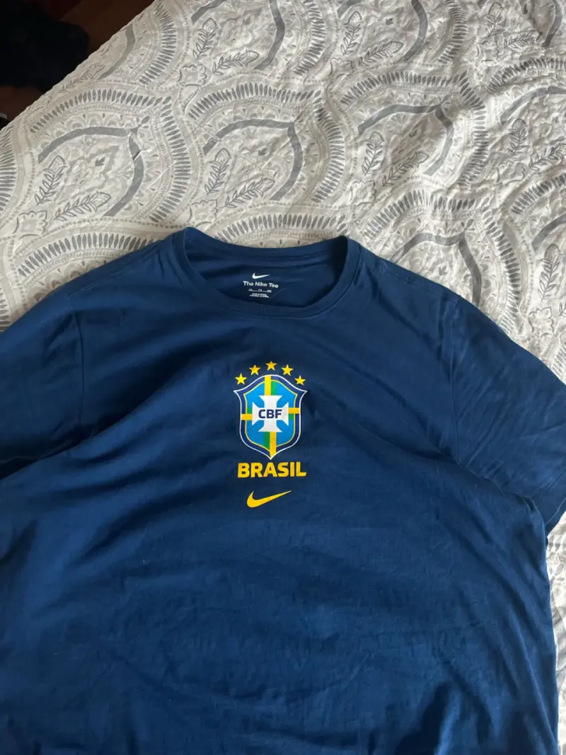 Polera Nike Brasil Azul para Hombre - 2