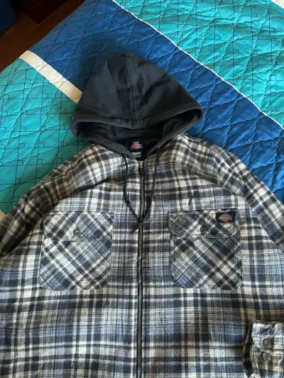 Chaqueta de franela con capucha Dickies a cuadros - miniatura 2
