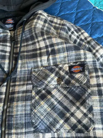 Chaqueta de franela con capucha Dickies a cuadros - miniatura 3