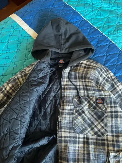 Chaqueta de franela con capucha Dickies a cuadros - miniatura 4