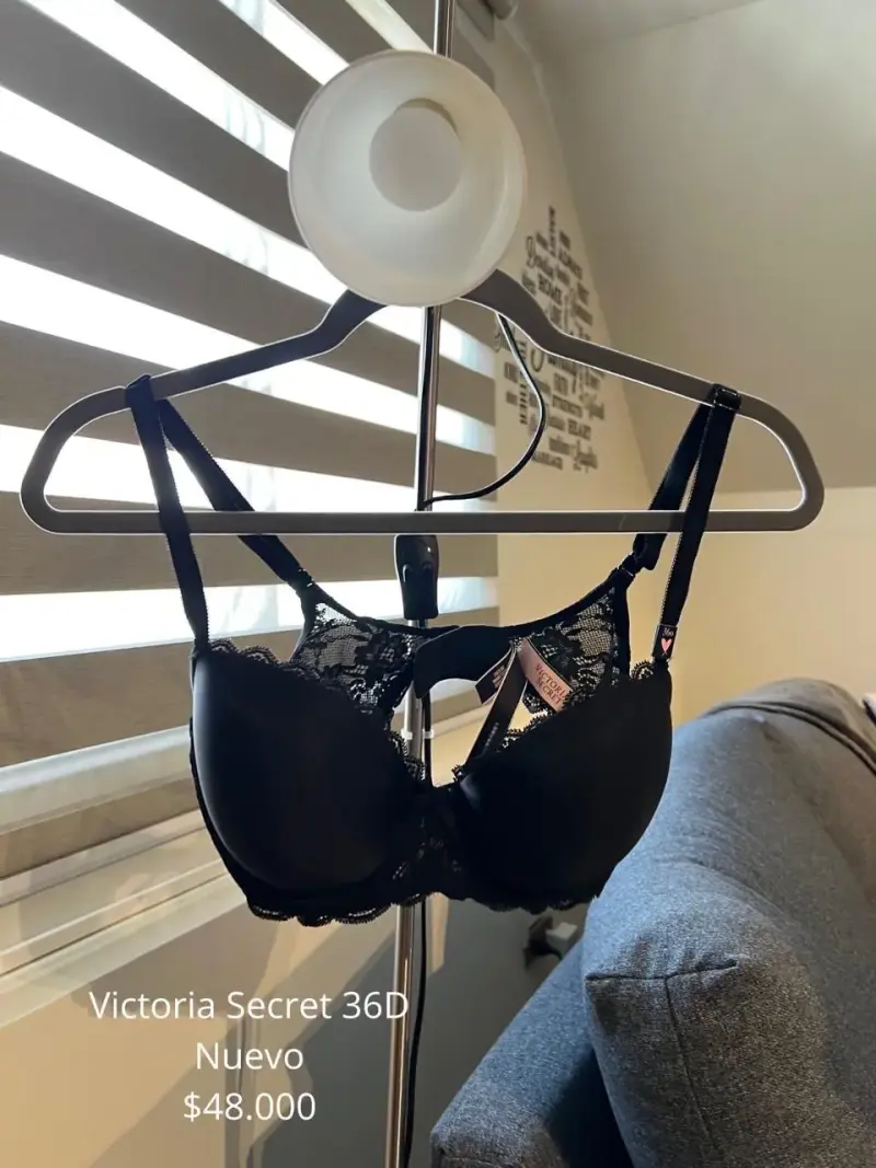 Sostén Victoria's Secret Negro 36D Nuevo