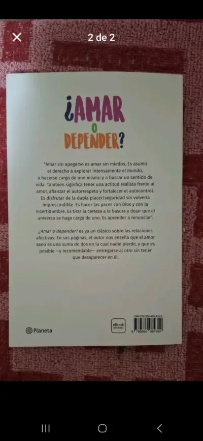Libro '¿Amar o Depender?' de Walter Riso - miniatura 2