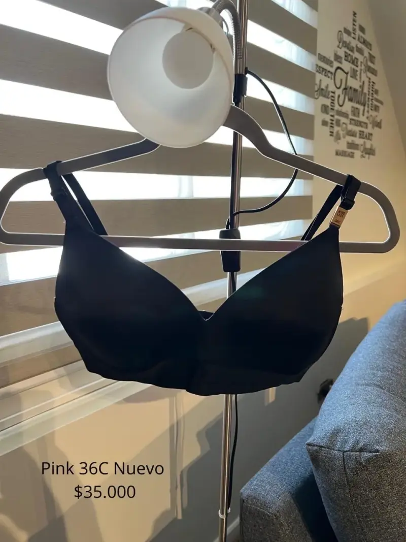 Sostén Negro Talla 36C Nuevo