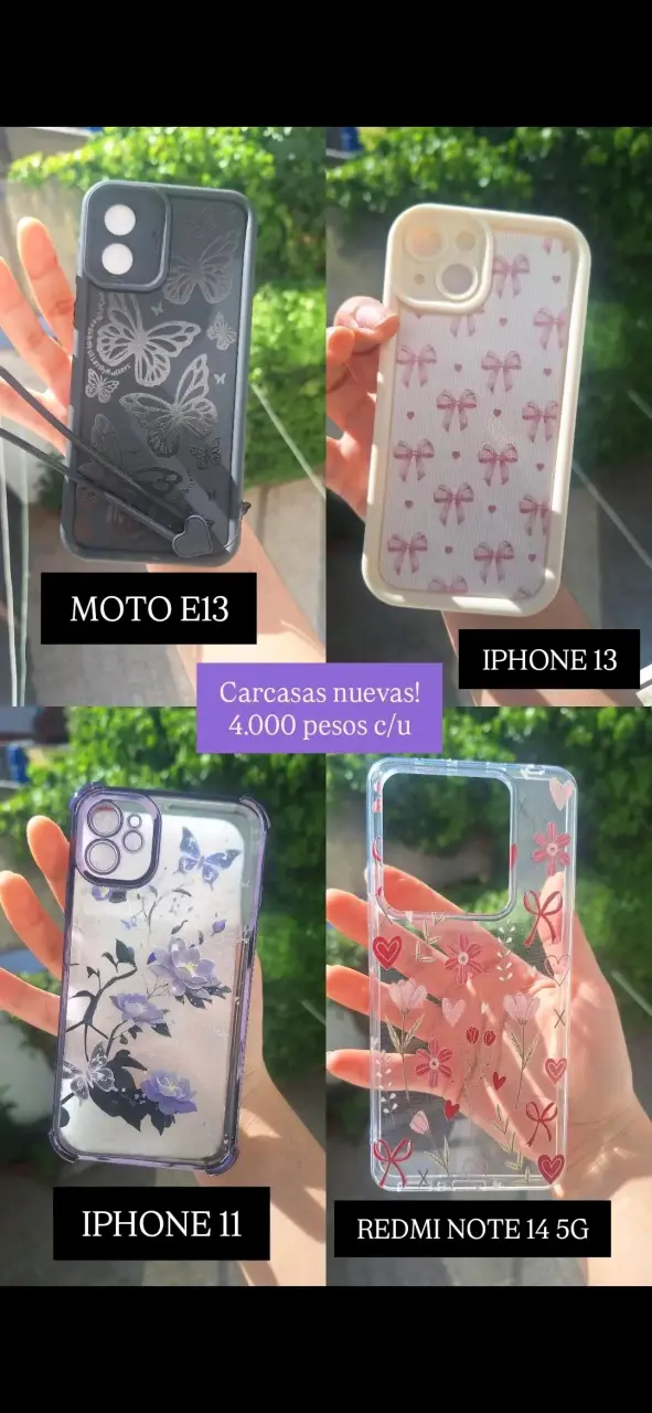 Carcasas para iPhone y Samsung con diseños variados - 2
