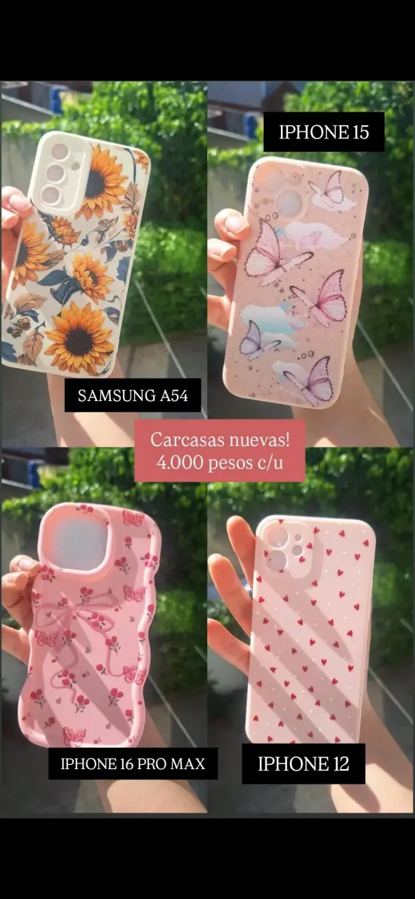 Carcasas para iPhone y Samsung con diseños variados - 3