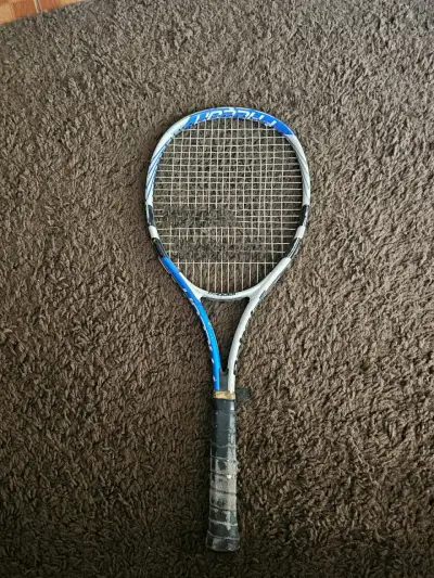 Raqueta de tenis Babolat Falcon azul y blanca - miniatura 1