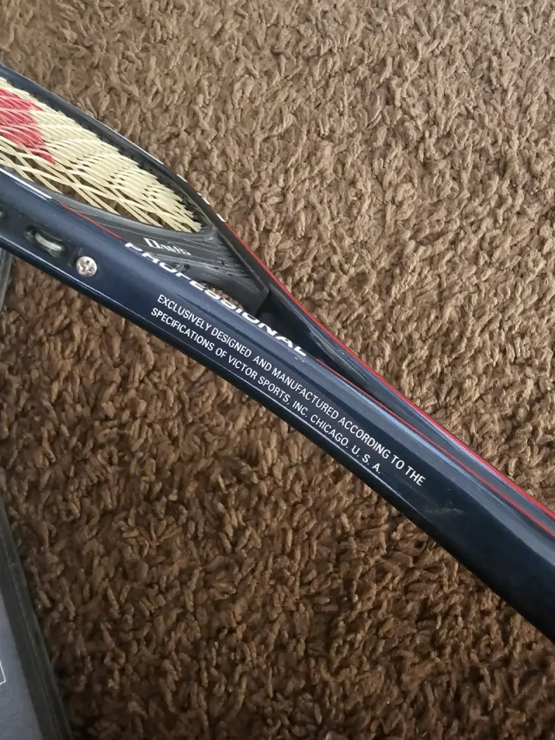 Raqueta de tenis Tad Davis con funda - 3