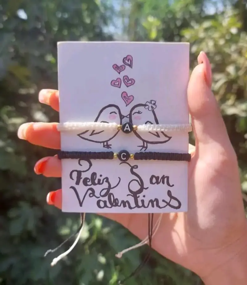Pulseras de Pareja Personalizadas con Iniciales - 2