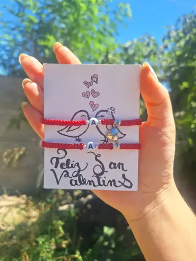 Pulseras de Pareja Personalizadas con Iniciales - miniatura 4