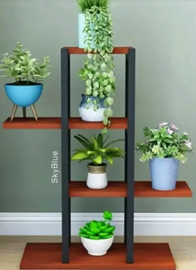 Estante de Madera para Plantas Decorativo - miniatura 1