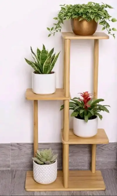 Estante de Madera para Plantas Decorativo - miniatura 2