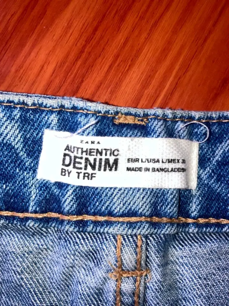 Mini falda de mezclilla Zara TRF talla M - 2