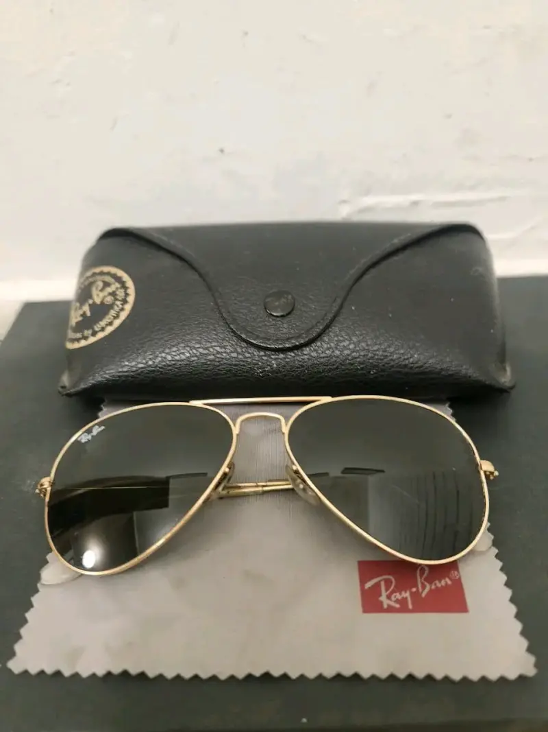 Gafas de sol Ray-Ban Aviator doradas