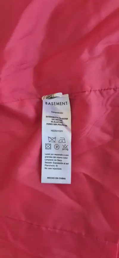 Blazer Fucsia Mujer Basement Elegante - miniatura 4