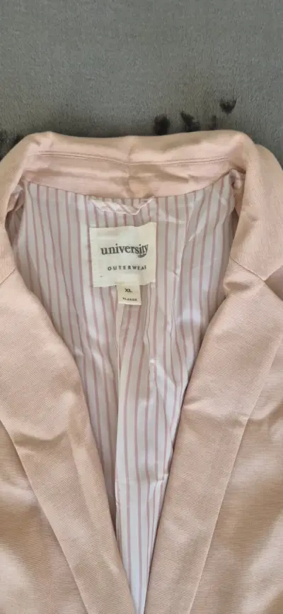Blazer rosa claro para mujer University - miniatura 4