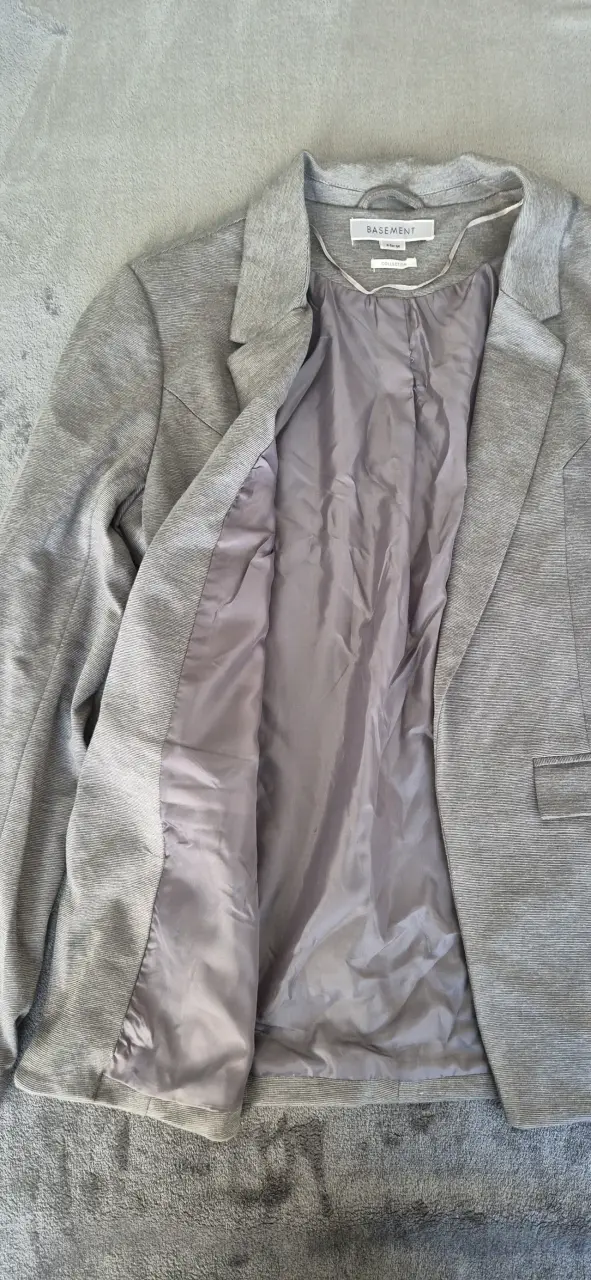 Blazer gris para mujer Basement - 3