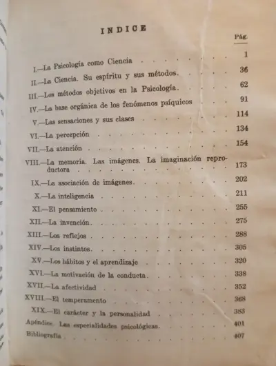 Libro Curso Elemental de Psicología Velázquez - miniatura 2