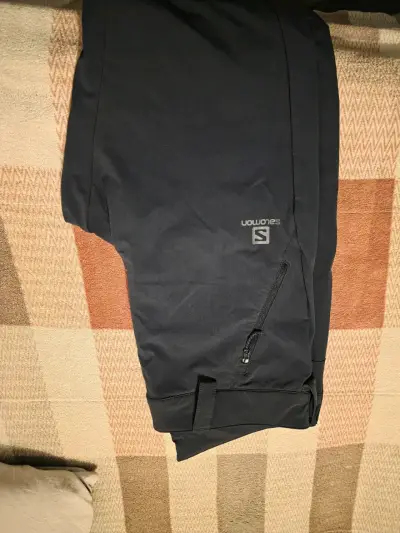 Pantalones deportivos Salomon negros para hombre - miniatura 2