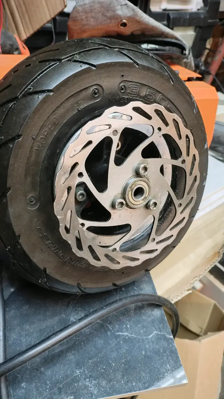 Rueda para scooter eléctrico con disco de freno - 4